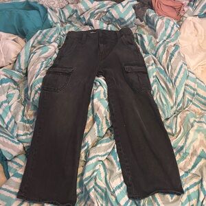 Old Navy Kids Black Cargo Jeans